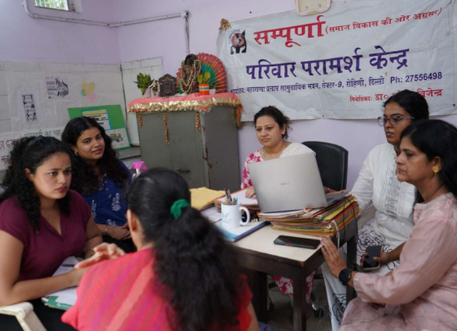 Counselling of Survivors of crimes & their families